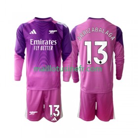 Maillot de Foot Arsenal Kepa Arrizabalaga 13 Gardien Troisième 2025-26 Manches Longues - Enfant